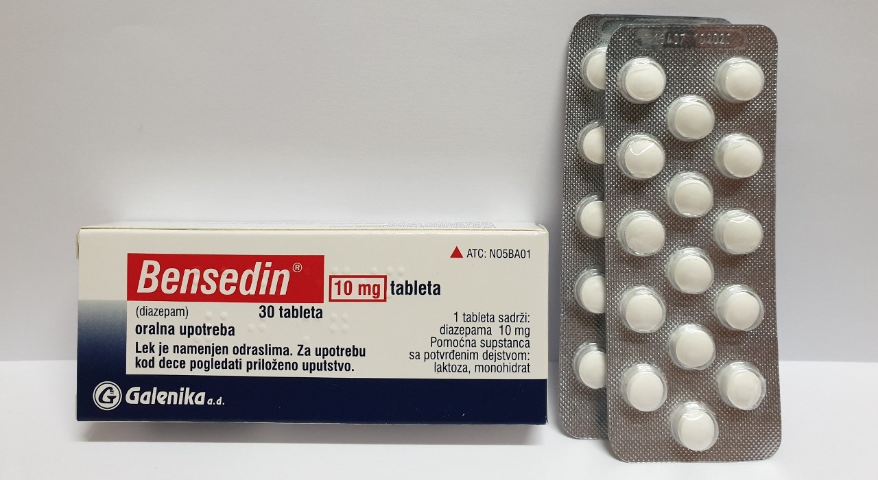 Bensedin 10mg (Galenika) 30 tablets